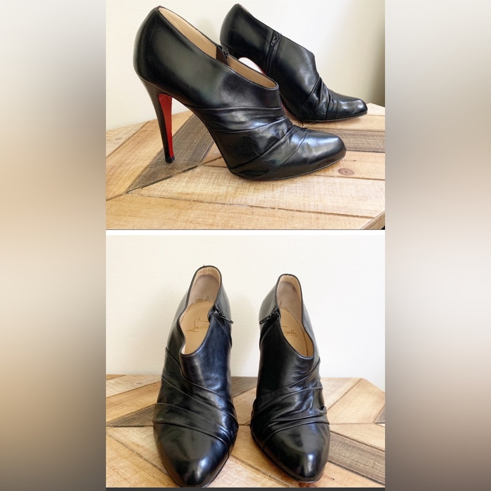 Christian Louboutin ankle boots.